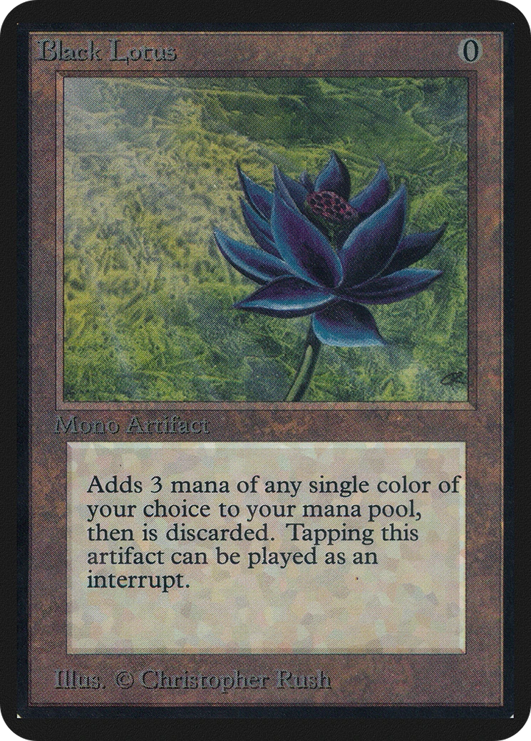 Black Lotus Magic the Gathering card